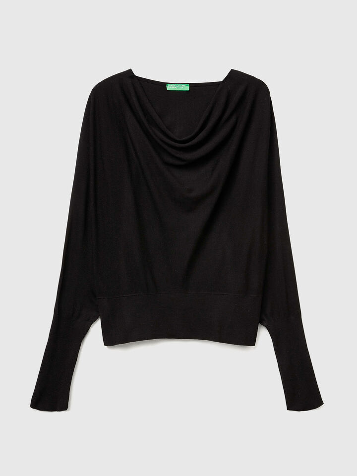 BOAT-NECK SWEAT.L/S Women image number 5